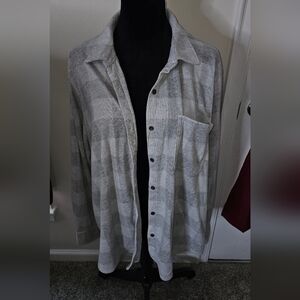 Maurices 3X Plus Size Womens Flannel Shirt